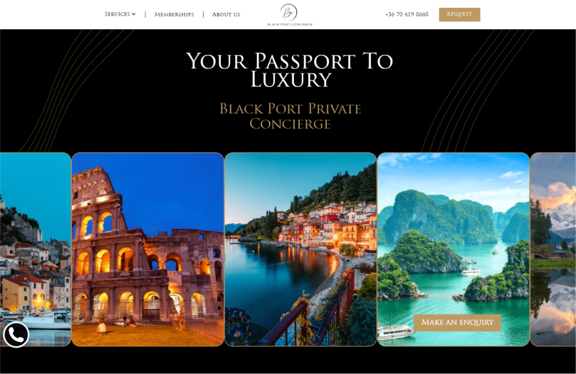 BlackPortConcierge Website