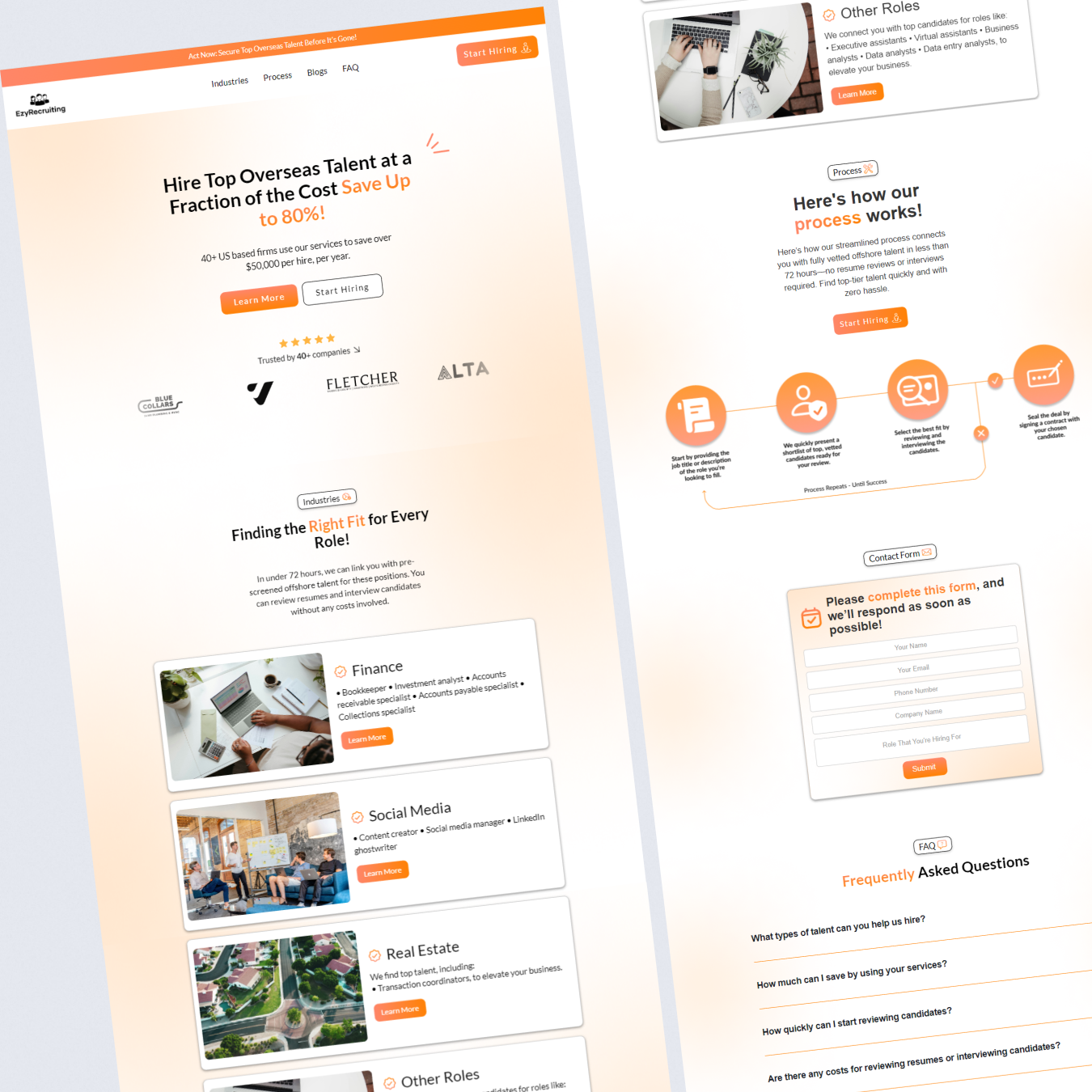EzyRecruiting Website